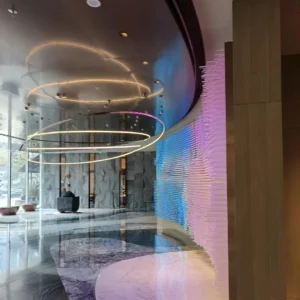 Custom Acrylic Lighting Features — JAFFA reference