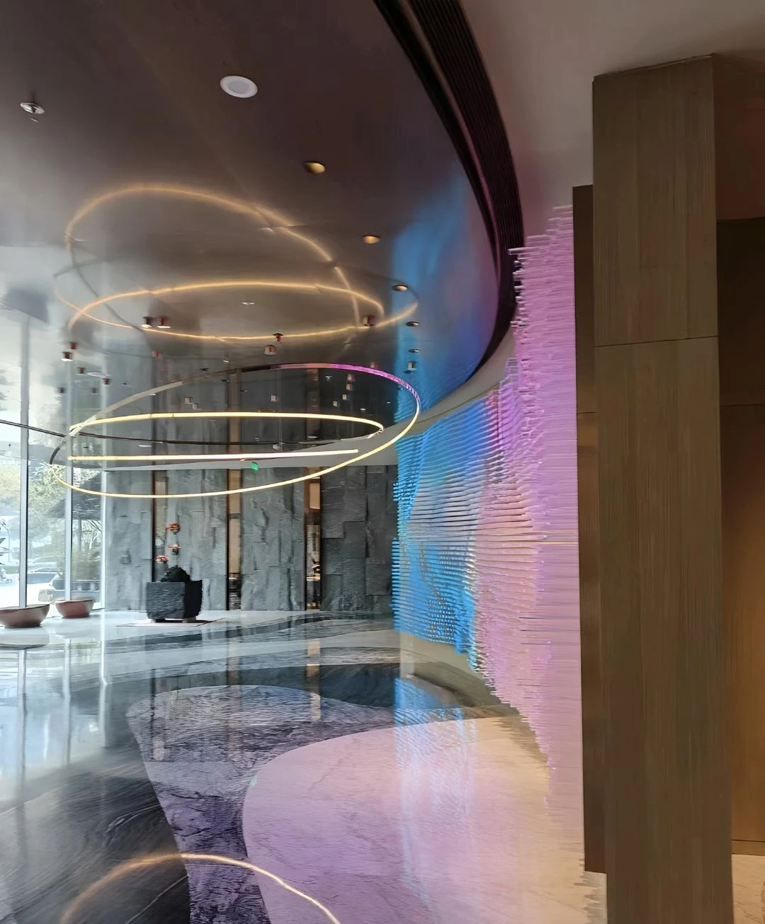 Custom Acrylic Lighting Features — JAFFA reference